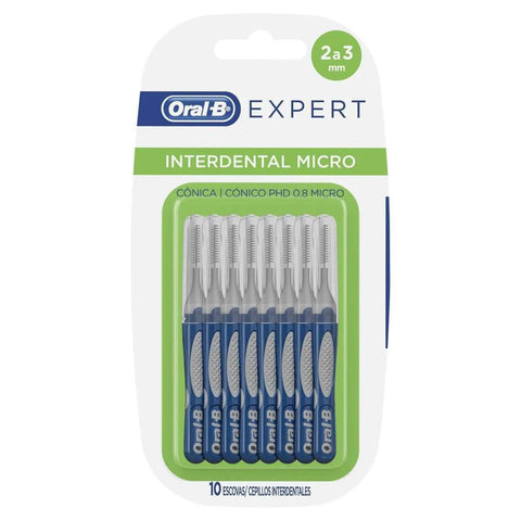 Escova Interdental Oral-B Expert Micro, Cônica Com 10 Unidades
