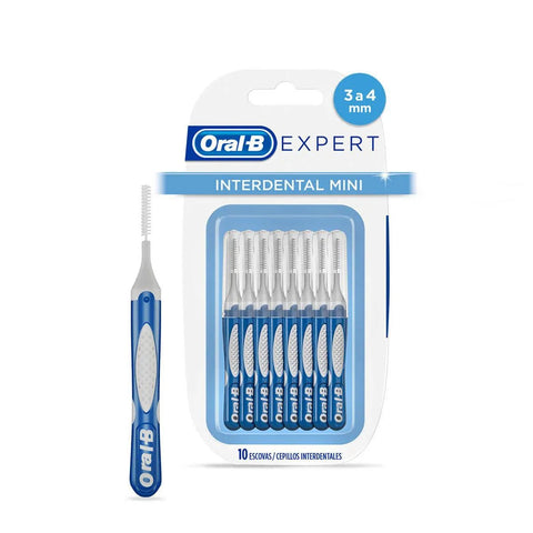 Escova Interdental Oral-B Expert Mini, Cônica Com 10 Unidades