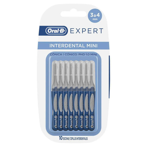 Escova Interdental Oral-B Expert Mini, Cônica Com 10 Unidades