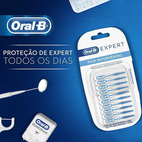Escova Interdental Oral-B Expert Pick Com 20 Unidades