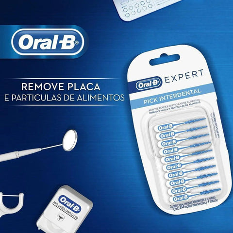 Escova Interdental Oral-B Expert Pick Com 20 Unidades