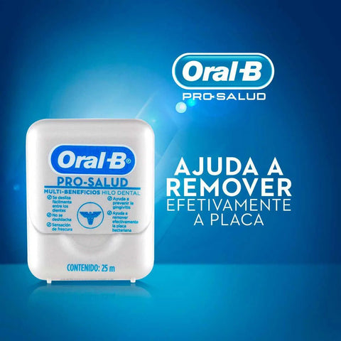 Fio Dental Oral-B Pro-Saúde Menta Refrescante Com 25M, Leve 2 Pague 1