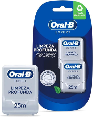 Fio Dental Oral-B Pro-Saúde Menta Refrescante Com 25M, Leve 2 Pague 1
