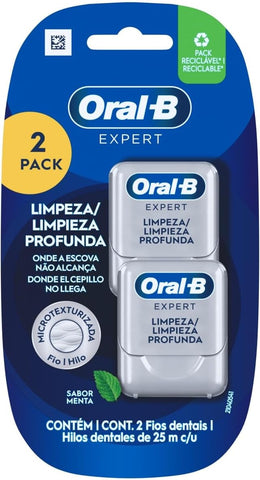 Fio Dental Oral-B Pro-Saúde Menta Refrescante Com 25M, Leve 2 Pague 1
