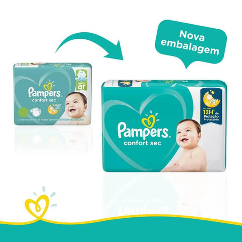 Fralda Pampers Confort Sec Tamanho G - 38 Unidades
