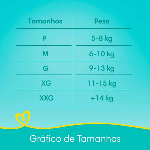 Fralda Pampers Confort Sec Tamanho P - 72 Unidades