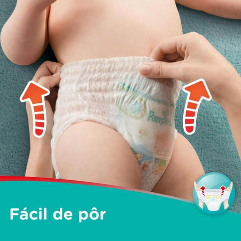 Fralda Pampers Pants Ajuste Total Tamanho M - 84 Unidades