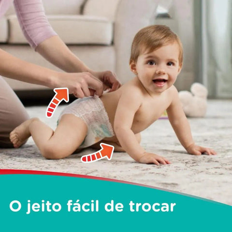 Fralda Pampers Pants Ajuste Total Tamanho M - 84 Unidades