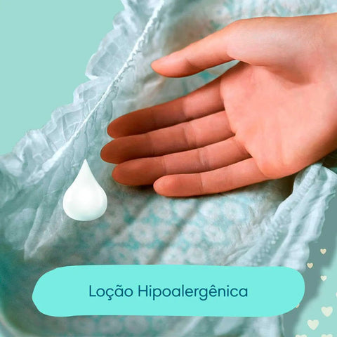 Fralda Pampers Premium Care Hipoalergênico Tamanho XXXG - 52 Unidades