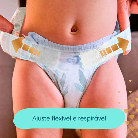 Fralda Pampers Premium Care Hipoalergênico Tamanho XXXG - 52 Unidades