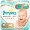 P&G Fralda Pampers Premium Care Tamanho M - 34 Unidades