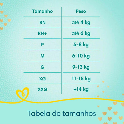 Fralda Pampers Premium Care Tamanho XG - 26 Unidades