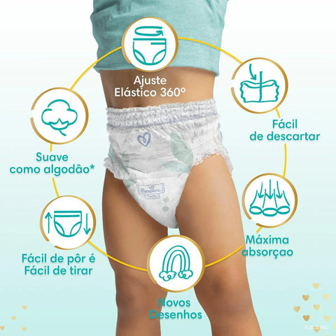 Fralda Pampers Premium Care Tamanho XXG - 24 Unidades