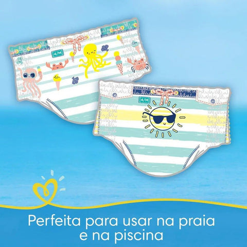 Fralda Pampers Splashers Tamanho G/XG - 10 Unidades