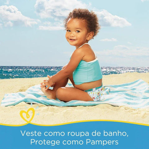 Fralda Pampers Splashers Tamanho G/XG - 10 Unidades