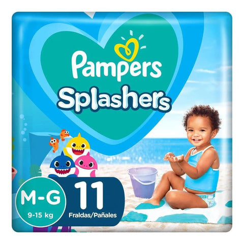 Fralda Pampers Splashers Tamanho M/G - 11 Unidades
