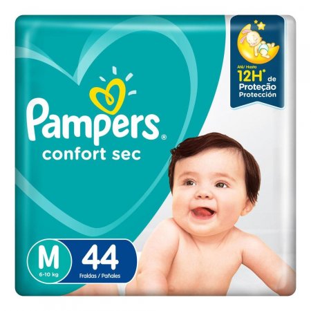 Fralda Pampers Supersec Tamanho M - 44 Unidades