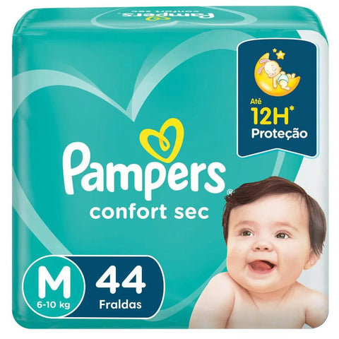 Fralda Pampers Supersec Tamanho M - 44 Unidades