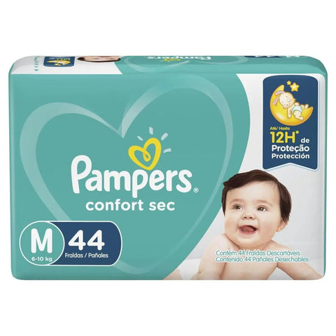 Fralda Pampers Supersec Tamanho M - 44 Unidades