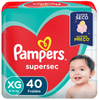 P&G Fralda Pampers Supersec Tamanho XG - 40 Unidades