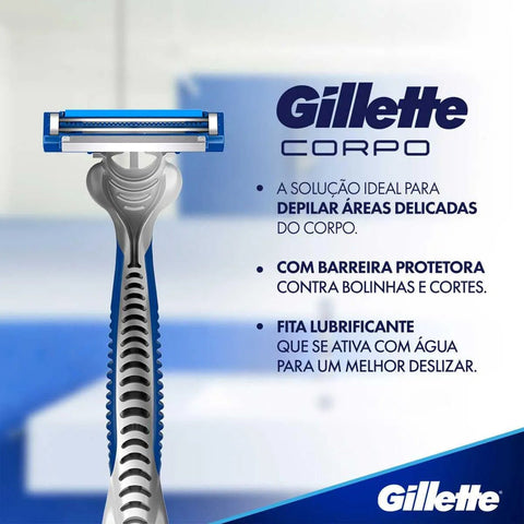 Gillette Corpo 4 Unidades
