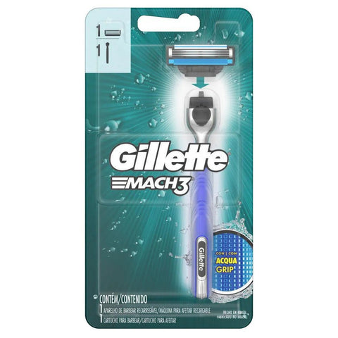 Gillette Mach3 Acqua Grip - 1 Unidade