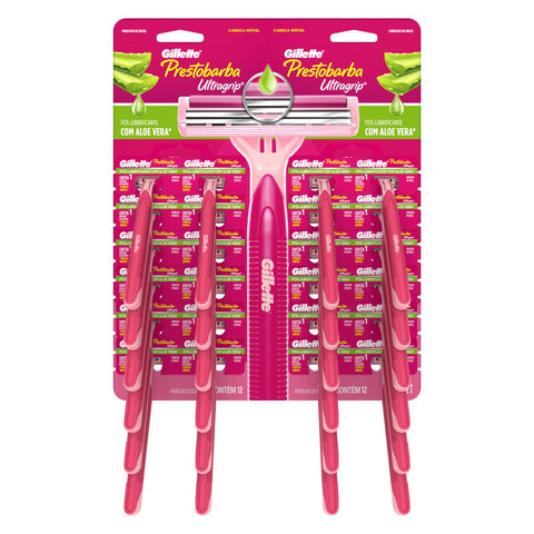 Gillette Prestobarba 2 Feminino Ultragrip - 24 Unidades