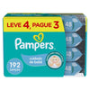 P&G Kit Lenço Umedecido Pampers Cuidado de Bebê 48 Unidades 4 Pacotes