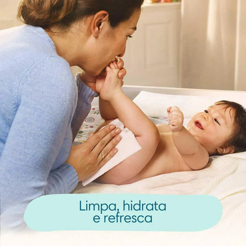 Kit Lenço Umedecido Pampers Higiene Completa 48 Unidades 4 Pacotes
