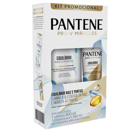 Kit Pantene Equilíbrio Shampoo 300mL+ Condicionador 150ml