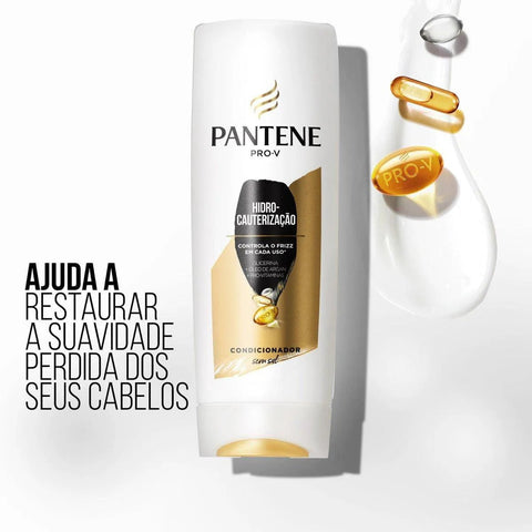 Kit Pantene Pro-V Hidro-Cauterização Shampoo Com 350Ml + Condicionador Com 175Ml