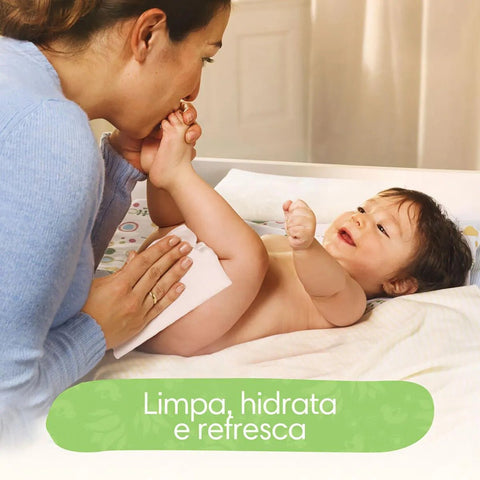 Lenço Umedecido Pampers Aloe Vera 48 Unidades