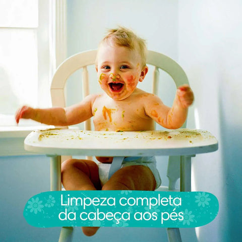 Lenço Umedecido Pampers Camomila Suave 48 Unidades