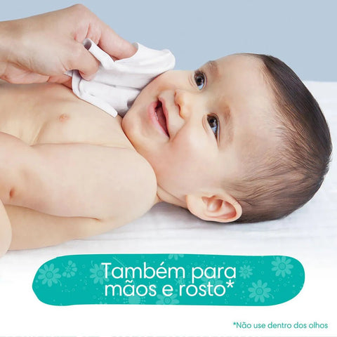 Lenço Umedecido Pampers Camomila Suave 48 Unidades