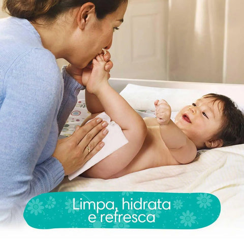 Lenço Umedecido Pampers Camomila Suave 48 Unidades