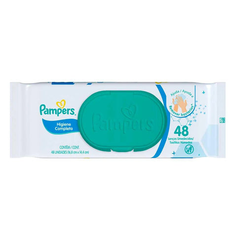 Lenço Umedecido Pampers Higiene Completa 48 Unidades