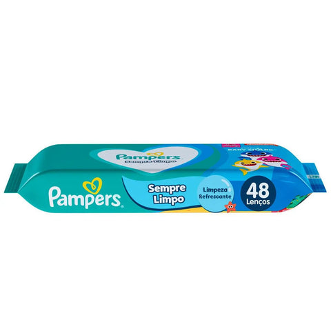 Lenço Umedecido Pampers Splash 48 Unidades