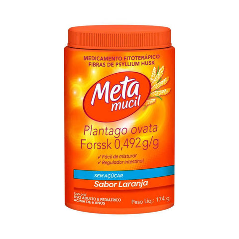 Metamucil 0,492g/g - 174 g - Pó para Solução