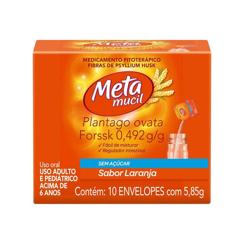 Metamucil 0,562g/g - 10 Unidades - Pó para Solução