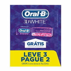 Pasta de Dente Oral-B 3D White Briliant Fresh  3 x 70 g