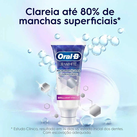 Pasta de Dente Oral-B 3D White Briliant Fresh 3 x 70 g