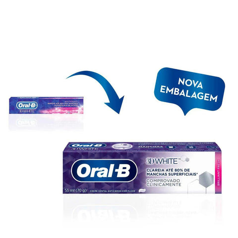 Pasta de Dente Oral-B 3D White Briliant Fresh 70 g