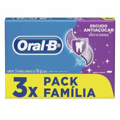 Pasta de Dente Oral-B Antiaçúcar  3 x 70 g
