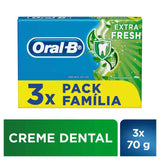 Pasta de Dente Oral-B Extra Fresh  3 x 70 g