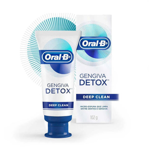 Pasta de Dente Oral-B Gengiva Detox Deep Clean - 102 g