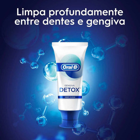 Pasta de Dente Oral-B Gengiva Detox Deep Clean - 102 g