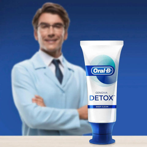Pasta de Dente Oral-B Gengiva Detox Deep Clean - 102 g