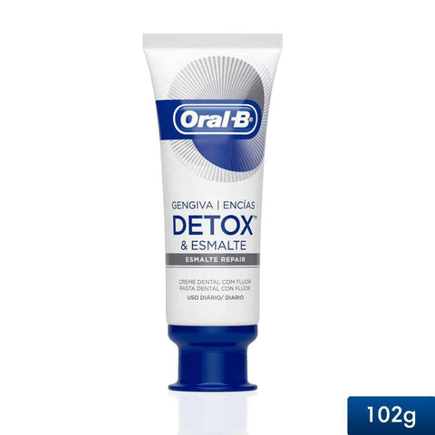 Pasta de Dente Oral-B Gengiva Detox Esmalte Repair - 102 g