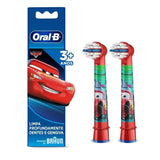 REFIL Escova Elétrica Oral-B Disney 3+ Anos, Carros 2 - Refil com 2 unidades