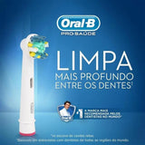 Refil Para Escova de Dente Elétrica Oral-B Floss Action 2 Unidades